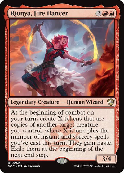 Rionya, Fire Dancer (Secrets of Strixhaven) (252)