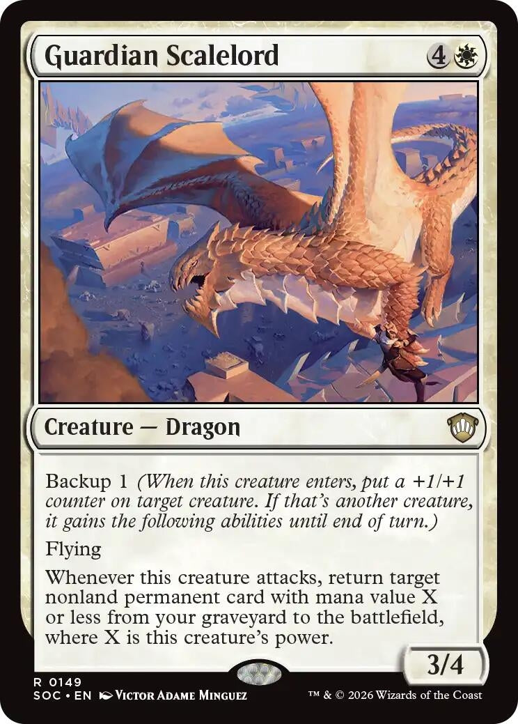 Image for Guardian Scalelord (Secrets of Strixhaven) (149) - Magic: The Gathering