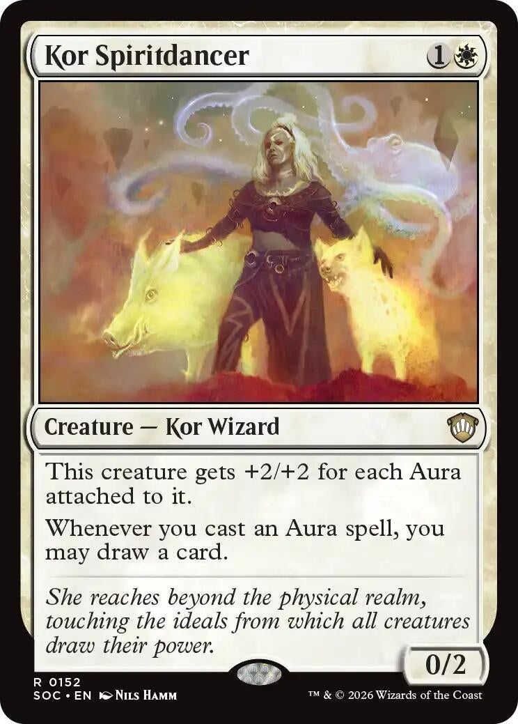 Image for Kor Spiritdancer (Secrets of Strixhaven) (152) - Magic: The Gathering