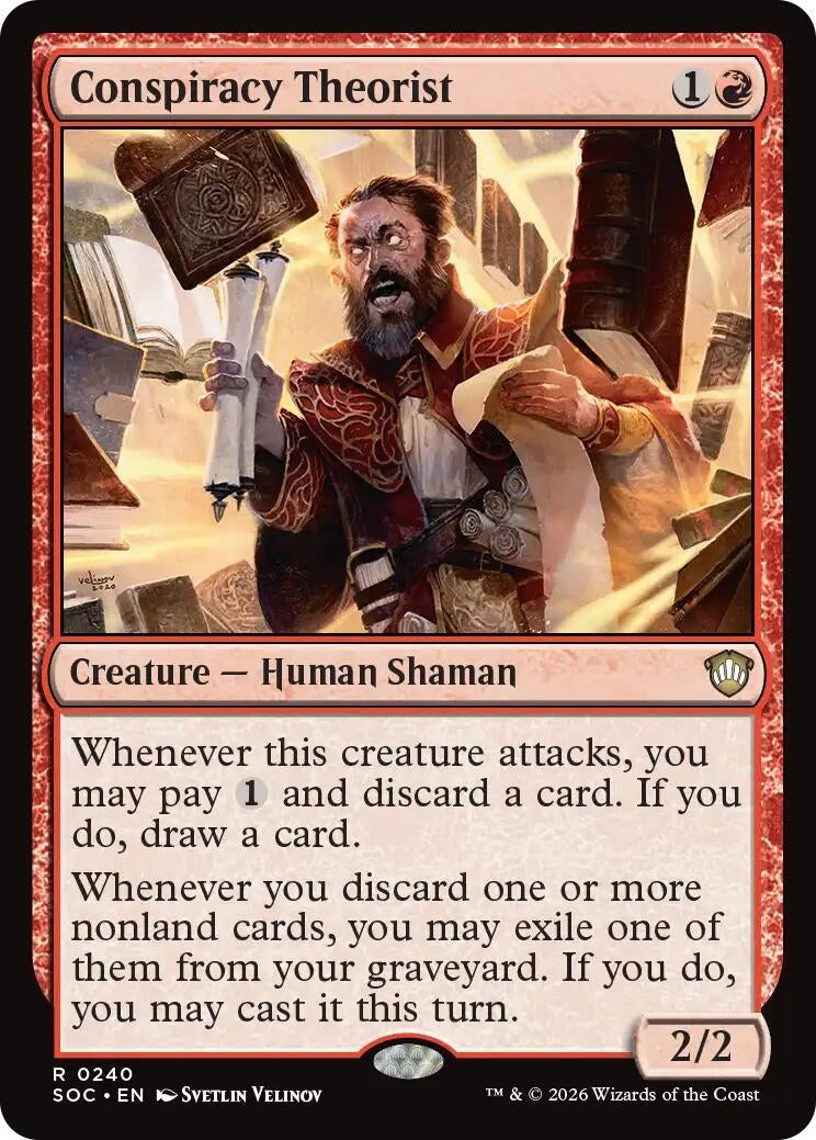 Image for Conspiracy Theorist (Secrets of Strixhaven) (240) - Magic: The Gathering