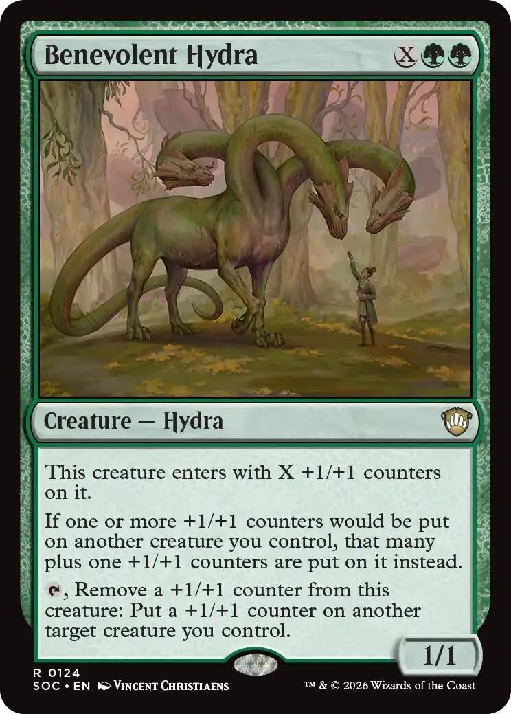 Image for Benevolent Hydra (Secrets of Strixhaven) (124) - Magic: The Gathering