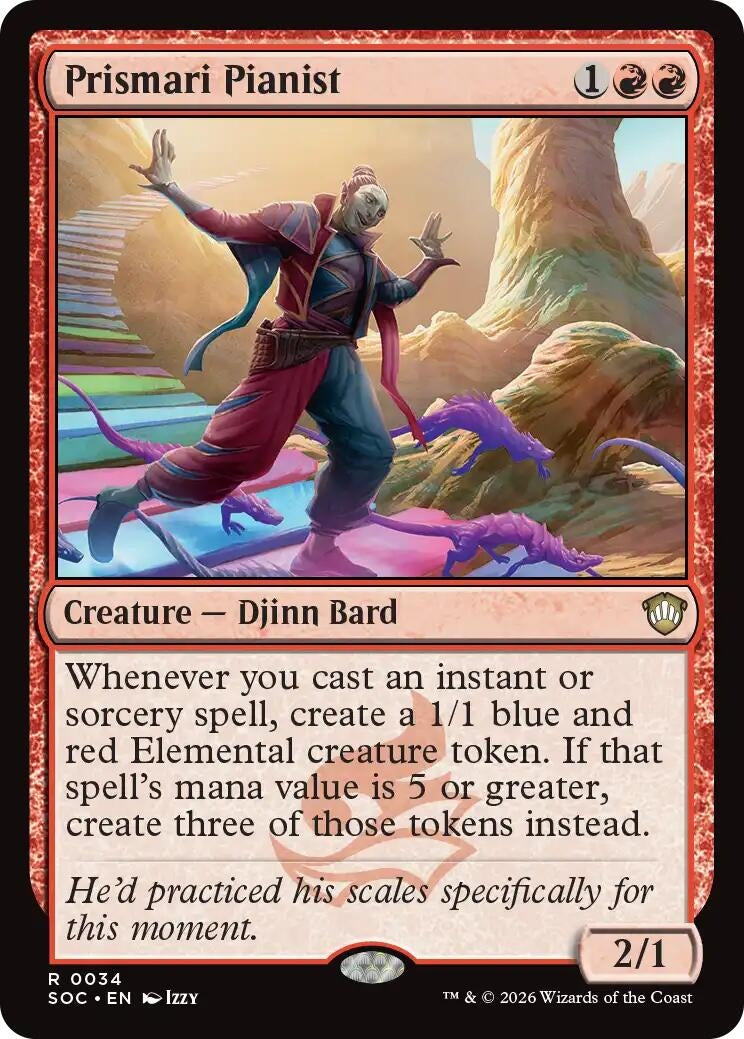 Image for Prismari Pianist (Secrets of Strixhaven) (34) - Magic: The Gathering