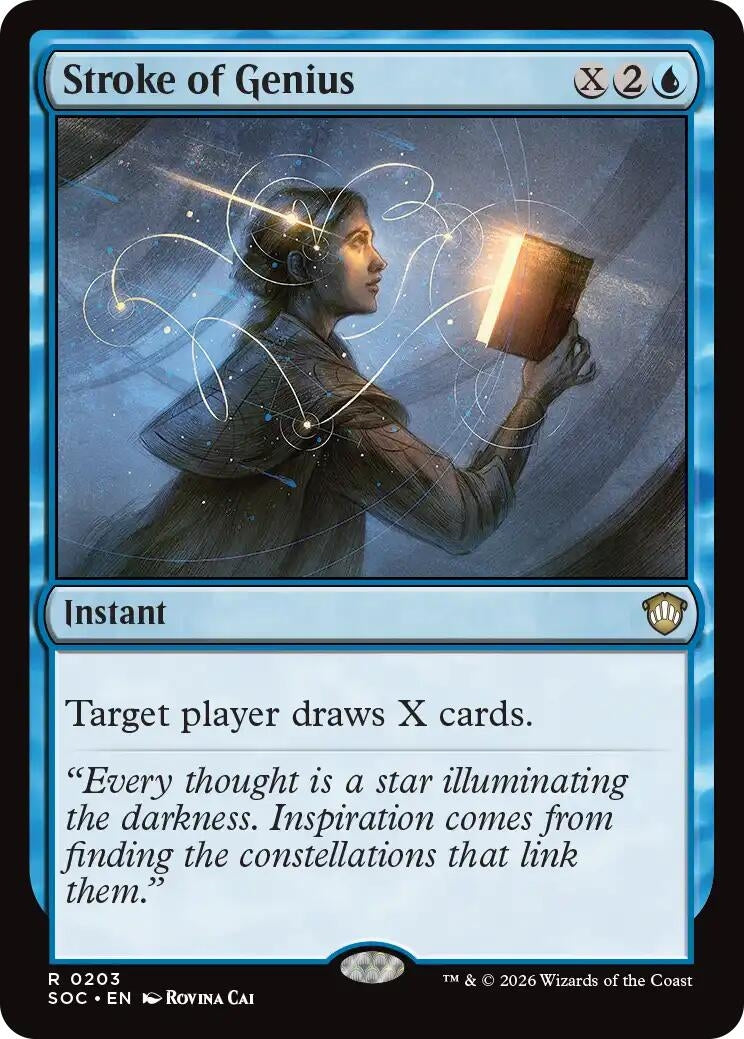 Image for Stroke of Genius (Secrets of Strixhaven) (203) - Magic: The Gathering