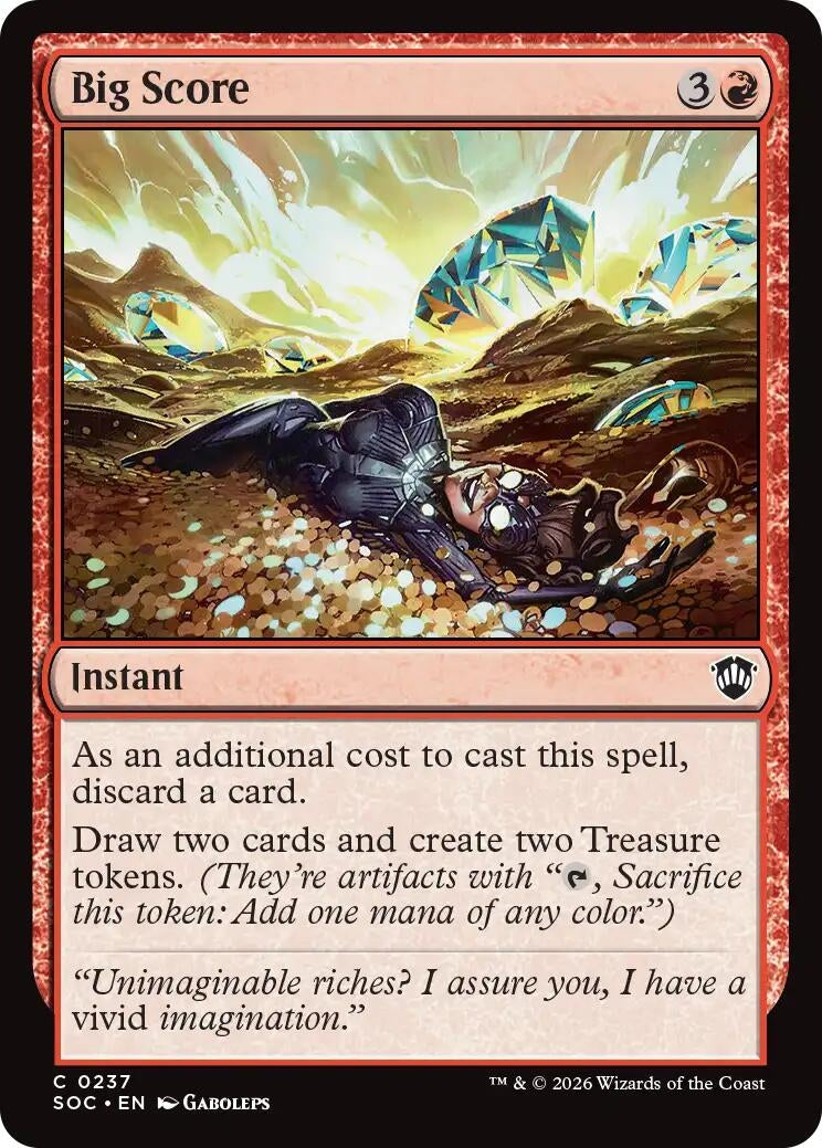 Image for Big Score (Secrets of Strixhaven) (237) - Magic: The Gathering