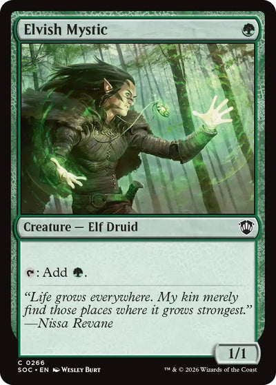 Elvish Mystic (Secrets of Strixhaven) (266)