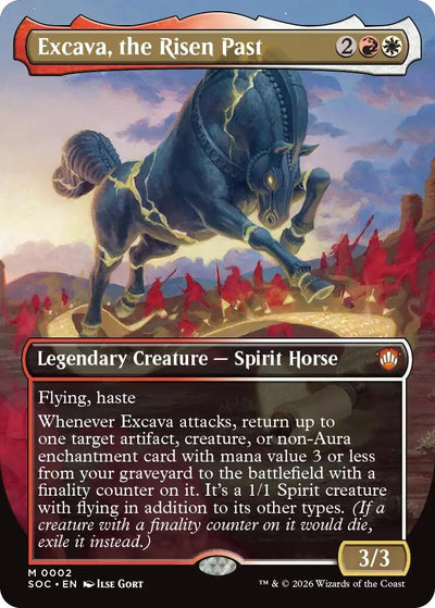 Excava, the Risen Past (Borderless) (Secrets of Strixhaven) (2)
