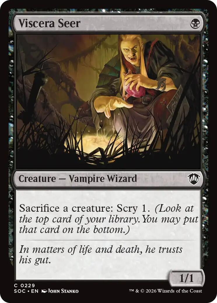 Image for Viscera Seer (Secrets of Strixhaven) (229) - Magic: The Gathering