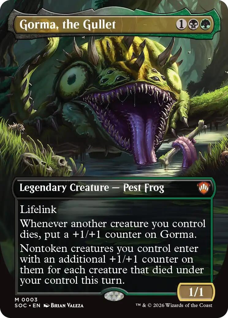 Image for Gorma, the Gullet (Borderless) (Secrets of Strixhaven) (3) - Magic: The Gathering