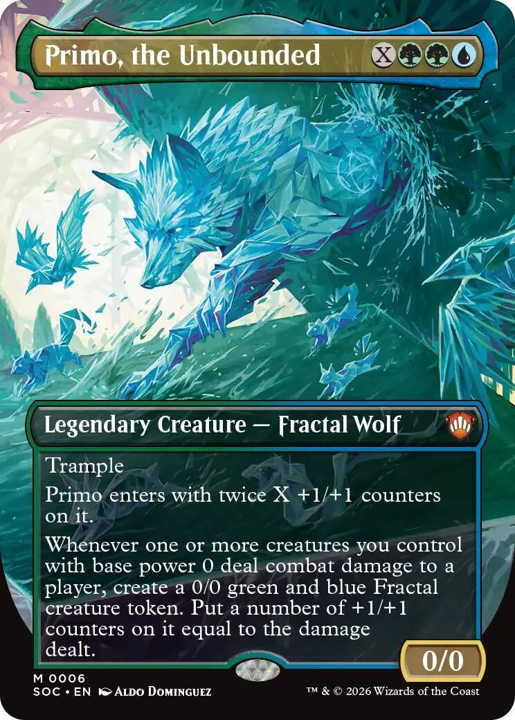 Image for Primo, the Unbounded (Borderless) (Secrets of Strixhaven) (6) - Magic: The Gathering