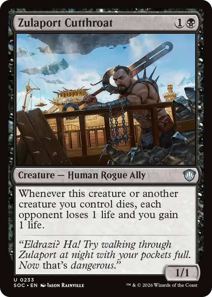Image for Zulaport Cutthroat (Secrets of Strixhaven) (233) - Magic: The Gathering