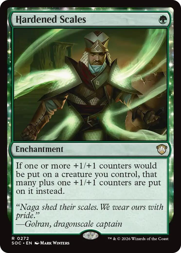 Image for Hardened Scales (Secrets of Strixhaven) (272) - Magic: The Gathering