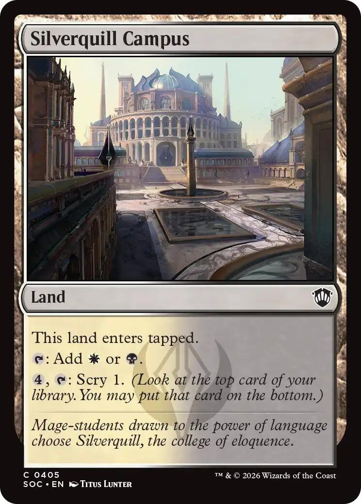 Image for Silverquill Campus (Secrets of Strixhaven) (405) - Magic: The Gathering