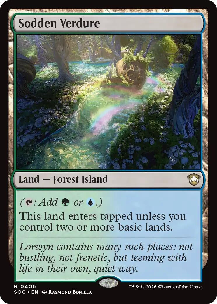 Image for Sodden Verdure (Secrets of Strixhaven) (406) - Magic: The Gathering