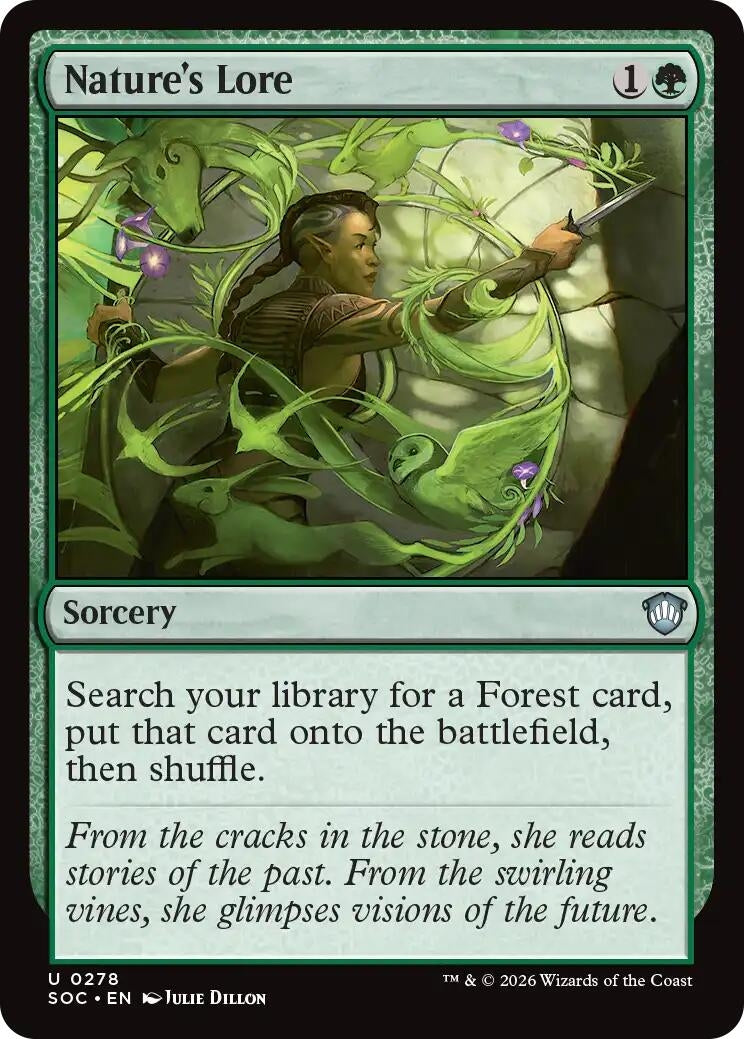 Image for Nature's Lore (Secrets of Strixhaven) (278) - Magic: The Gathering