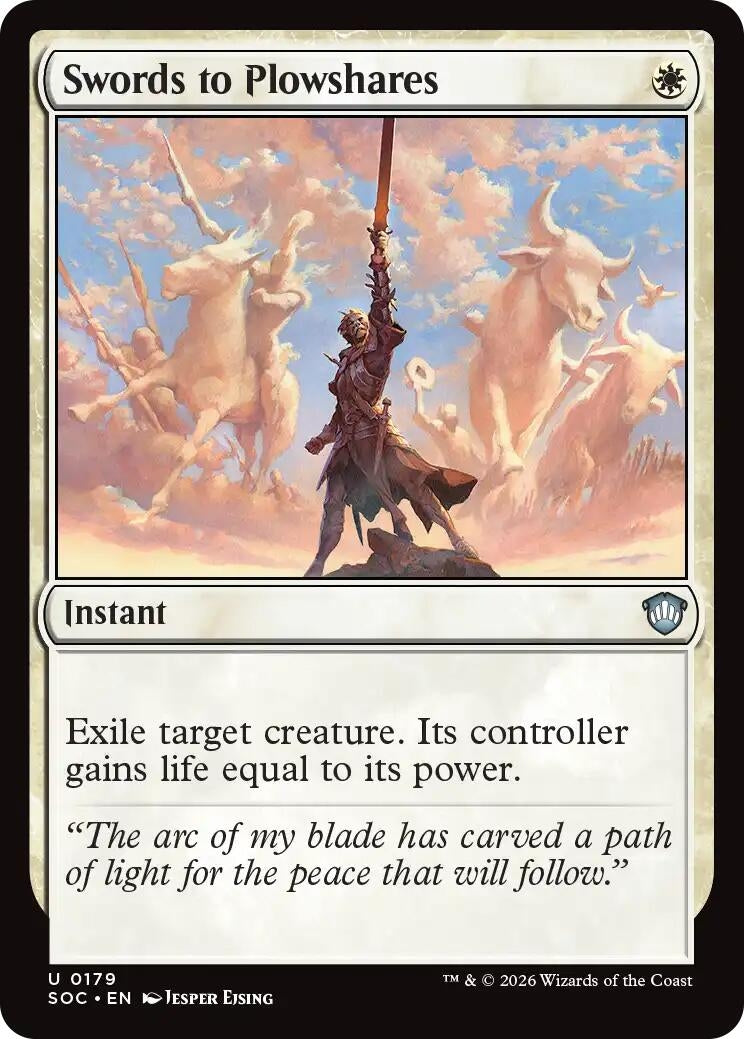 Image for Swords to Plowshares (Secrets of Strixhaven) (179) - Magic: The Gathering