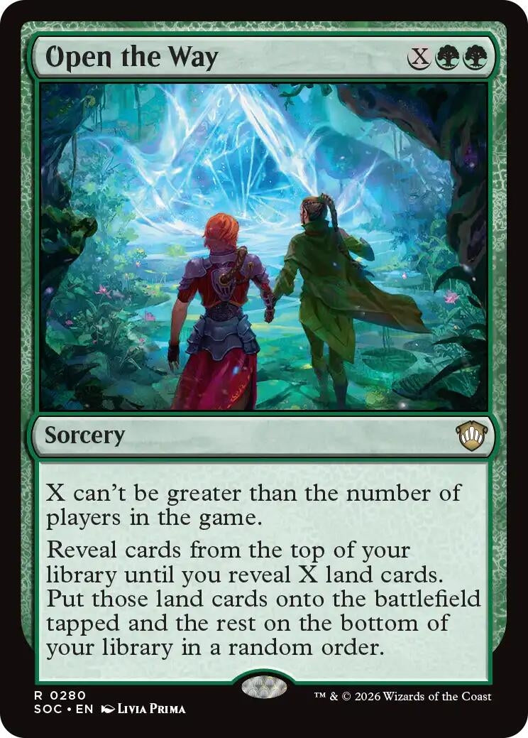 Image for Open the Way (Secrets of Strixhaven) (280) - Magic: The Gathering