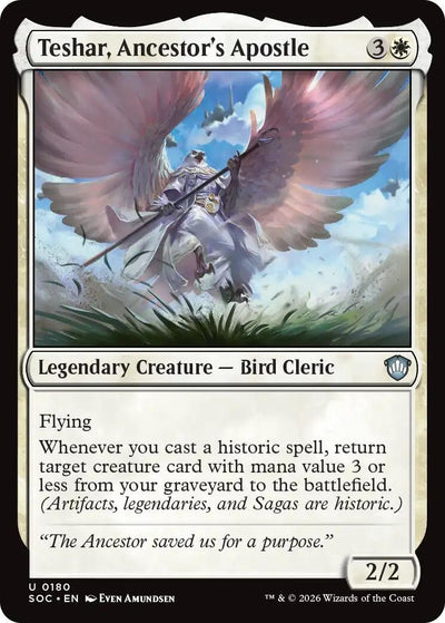 Teshar, Ancestor's Apostle (Secrets of Strixhaven) (180)