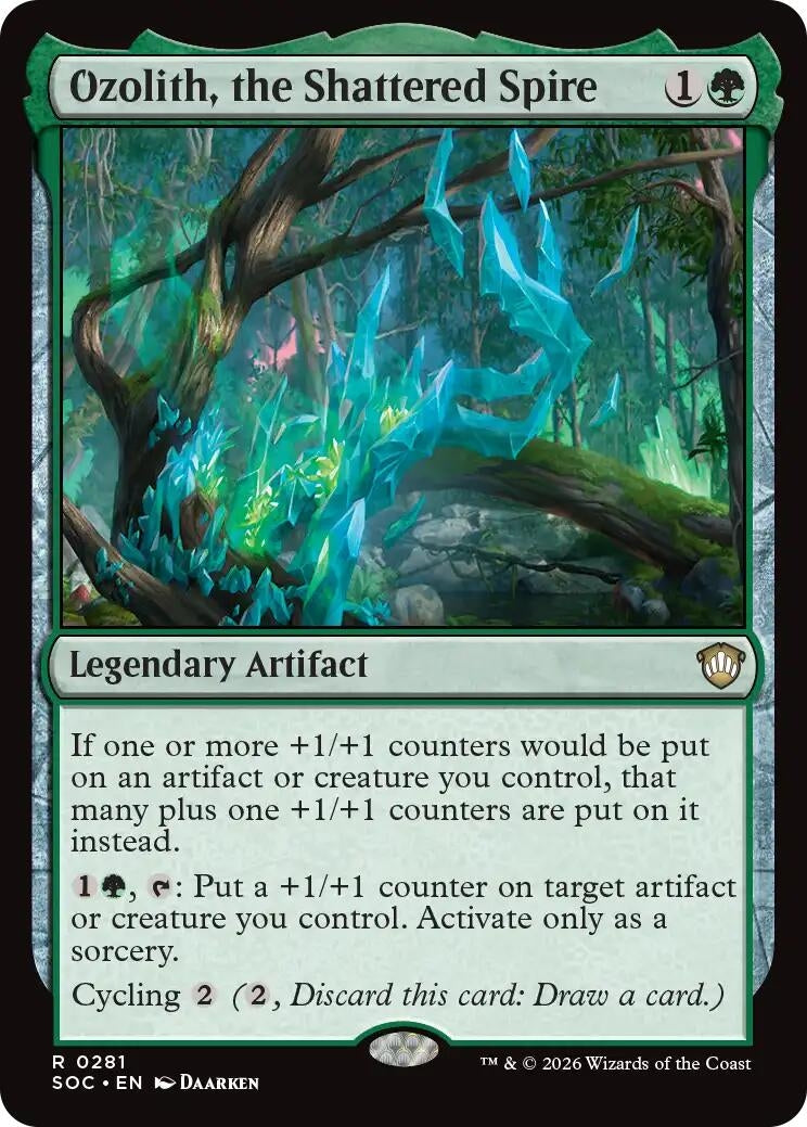 Image for Ozolith, the Shattered Spire (Secrets of Strixhaven) (281) - Magic: The Gathering