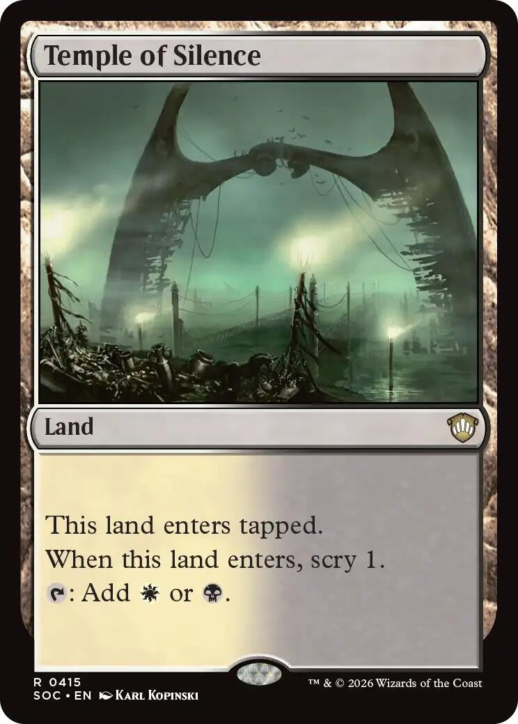 Image for Temple of Silence (Secrets of Strixhaven) (415) - Magic: The Gathering