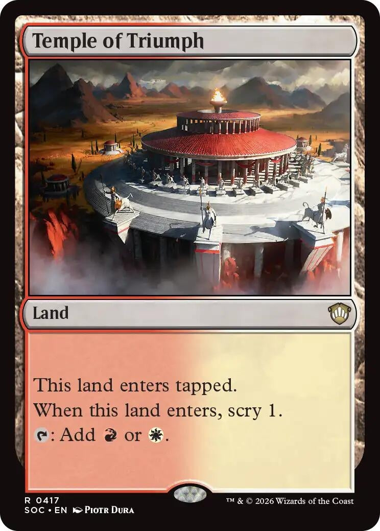 Image for Temple of Triumph (Secrets of Strixhaven) (417) - Magic: The Gathering
