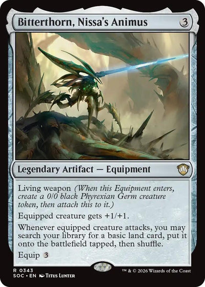 Bitterthorn, Nissa's Animus (Secrets of Strixhaven) (343)