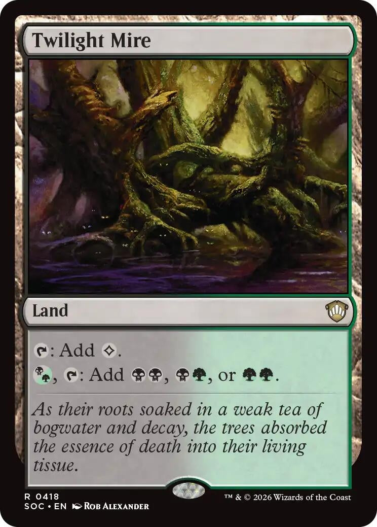 Image for Twilight Mire (Secrets of Strixhaven) (418) - Magic: The Gathering