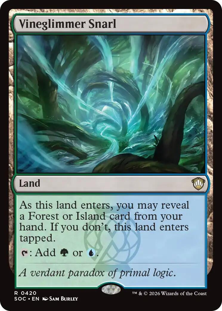 Image for Vineglimmer Snarl (Secrets of Strixhaven) (420) - Magic: The Gathering