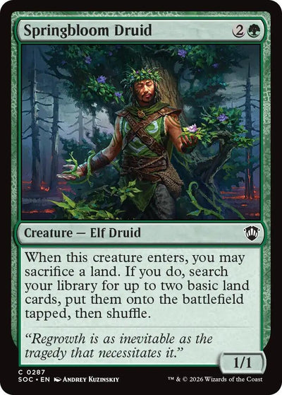Springbloom Druid (Secrets of Strixhaven) (287)