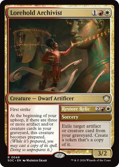 Lorehold Archivist (Commander: Secrets of Strixhaven) (49)