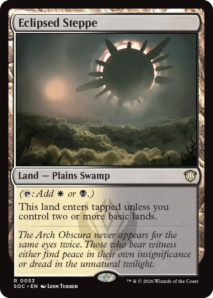 Image for Eclipsed Steppe (Secrets of Strixhaven) (53) - Magic: The Gathering