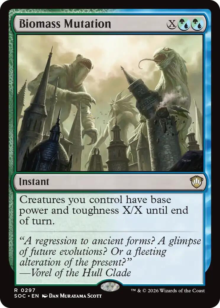 Image for Biomass Mutation (Secrets of Strixhaven) (297) - Magic: The Gathering
