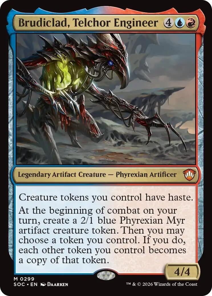 Image for Brudiclad, Telchor Engineer (Secrets of Strixhaven) (299) - Magic: The Gathering
