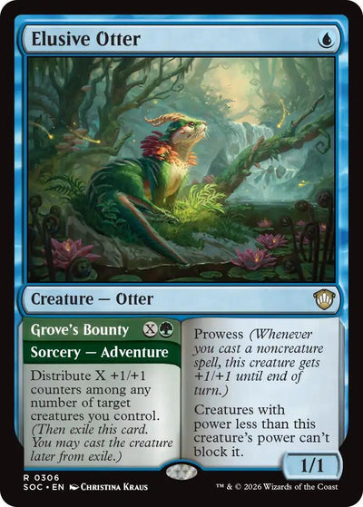 Elusive Otter (Commander: Secrets of Strixhaven) (306)
