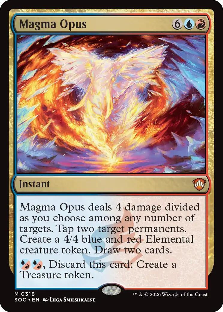 Image for Magma Opus (Commander: Secrets of Strixhaven) (318) - Magic: The Gathering