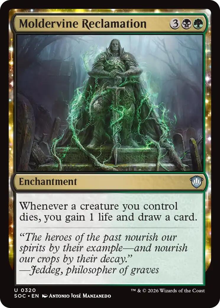 Image for Moldervine Reclamation (Commander: Secrets of Strixhaven) (320) - Magic: The Gathering