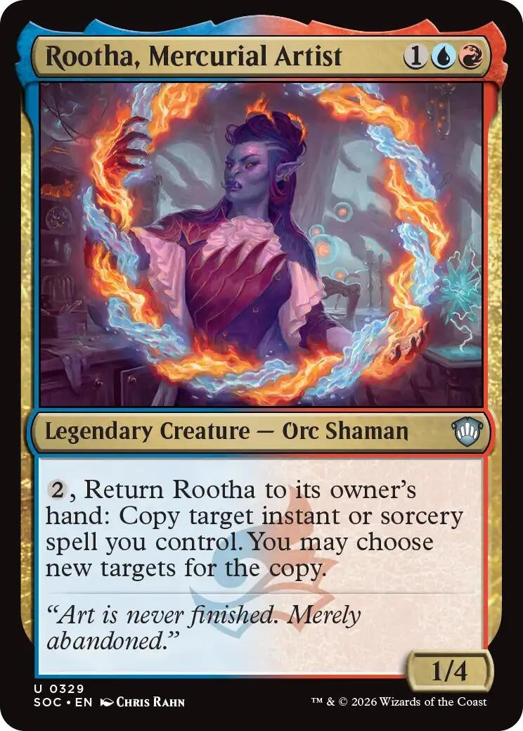 Rootha, Mercurial Artist (Secrets of Strixhaven) (329)