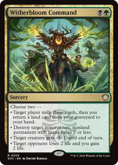 Witherbloom Command (Commander: Secrets of Strixhaven) (339)