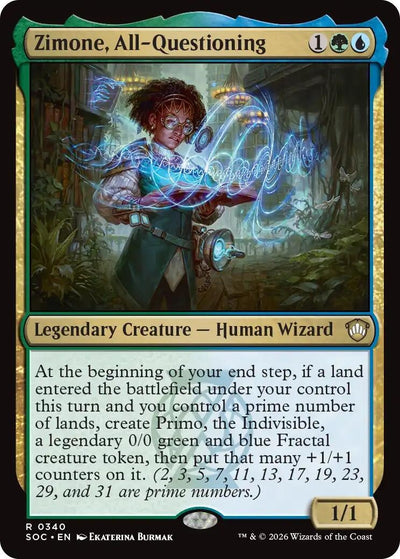 Zimone, All-Questioning (Commander: Secrets of Strixhaven) (340)