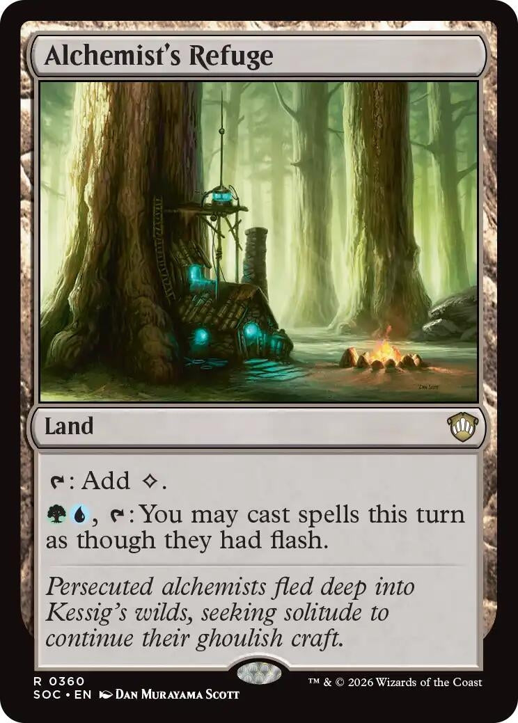 Image for Alchemist's Refuge (Commander: Secrets of Strixhaven) (360) - Magic: The Gathering