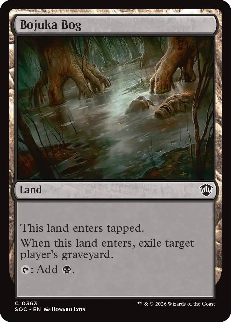 Image for Bojuka Bog (Commander: Secrets of Strixhaven) (363) - Magic: The Gathering