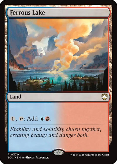 Ferrous Lake (Commander: Secrets of Strixhaven) (370)