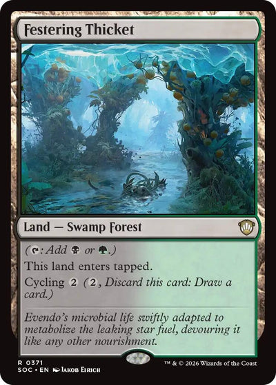 Festering Thicket (Commander: Secrets of Strixhaven) (371)