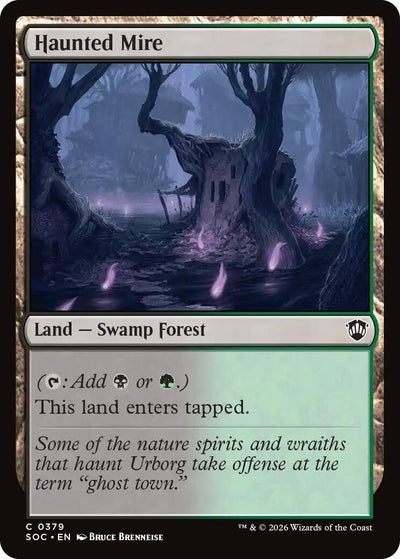 Haunted Mire (Commander: Secrets of Strixhaven) (379)