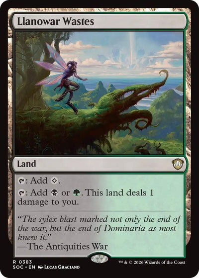 Llanowar Wastes (Commander: Secrets of Strixhaven) (383)