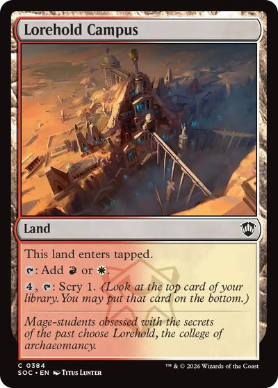 Lorehold Campus (Commander: Secrets of Strixhaven) (384)