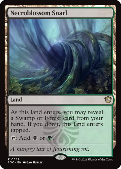 Necroblossom Snarl (Commander: Secrets of Strixhaven) (389)