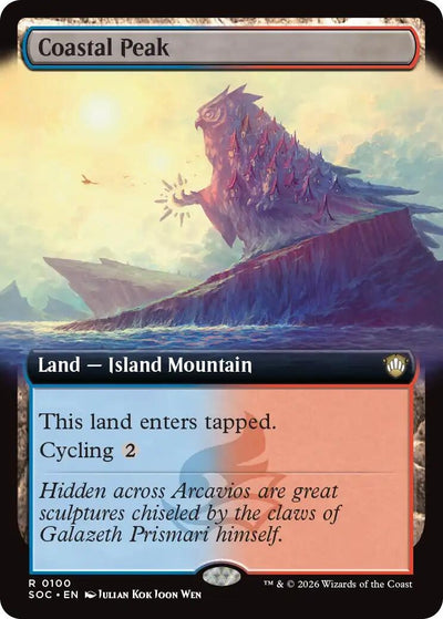 Coastal Peak (Extended Art) (Commander: Secrets of Strixhaven) (100)