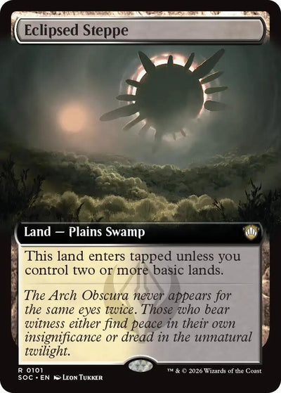 Eclipsed Steppe (Extended Art) (Commander: Secrets of Strixhaven) (101)