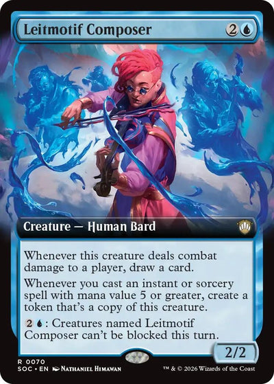 Leitmotif Composer (Extended Art) (Commander: Secrets of Strixhaven) (70)