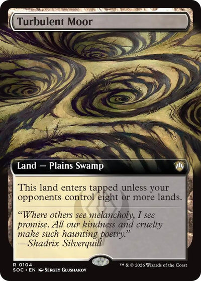 Turbulent Moor (Extended Art) (Commander: Secrets of Strixhaven) (104)